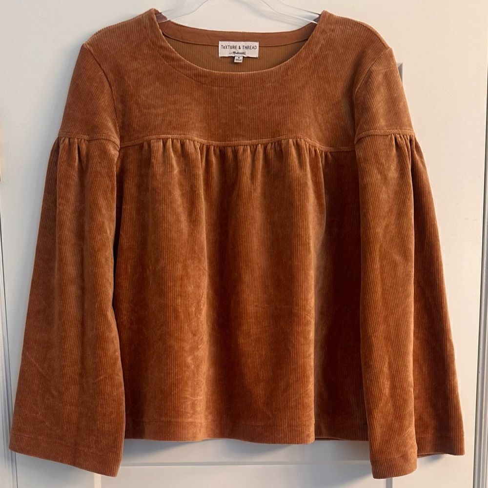 Madewell Texture & Thread Corduroy Swing Top